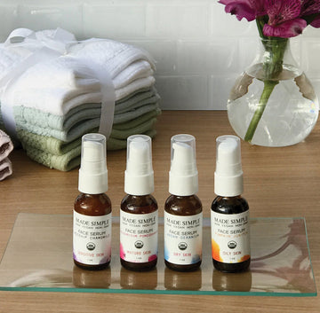 Face serums collection including vitamin C and niacinamide at Skincare Lab