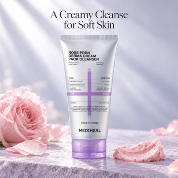 Nettoyant crème visage au PDRN et à la rose MEDIHEAL 120 ml