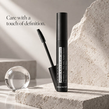 Sérum peptidique pour cils - Ampoule pour cils DERMA FACTORY Peptide Black 8,5 ml