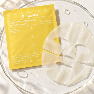 Masque Réparateur Profond à la Niacinamide et à la Vitamine Biodance Radiant (4 masques)