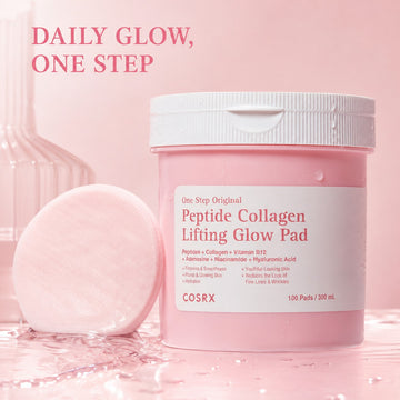 COSRX Peptide Collagen Lifting Glow Pad One Step Original 100 Pads