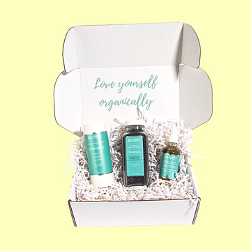 Activated Charcoal Detox Bath Set