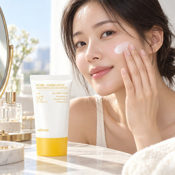 Celimax Crème Solaire Éclaircissante Anti-Imperfections Pores 50ml SPF 50+ PA++++