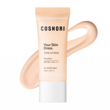 COSNORI Your Skin Dress Base de Teint Illuminatrice SPF 50+ PA++++ Porcelain 35 ml