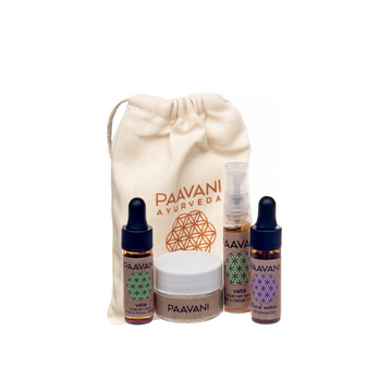 Rituel de soin Vata | Kit d'échantillons ayurvédiques pour peau sèche