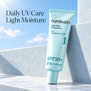 numbuzin Écran solaire No.1 Clear Filter Sun Essence SPF50+ PA++++ 50ml