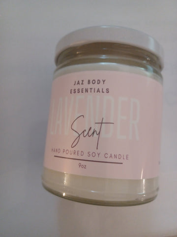 Bougie d'aromathérapie au soja Lavande pure