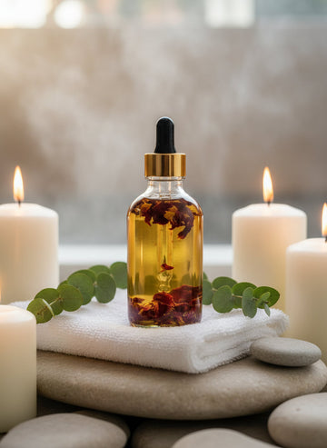 Rose Infused Body Oil 4oz - Skincare Lab