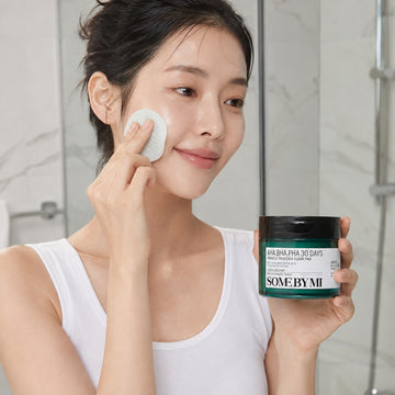 Cotonnette tonifiante SOME BY MI AHA BHA PHA 30 Days Miracle Truecica Clear 70 disques