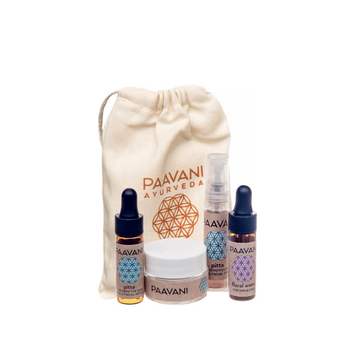 Rituel de soin Pitta | Kit d'essai ayurvédique pour peaux sensibles