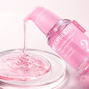 Sérum repulpant n° 2 au collagène et PDRN à la rose numbuzin 30 ml