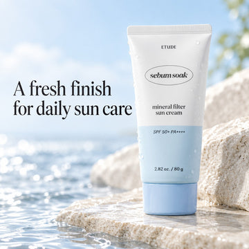 Crème Solaire Minérale ETUDE Sebum Soak 80g