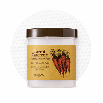 SKINFOOD Carrot Carotene Tampons Tonifiants Apaisants 60 unités