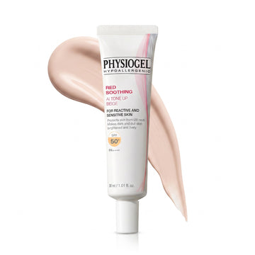Physiogel Red Soothing AI Crème Solaire Teintée Beige SPF 50+ PA++++ 30 ml