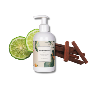 Lotion pour les mains et le corps Bergamote, Cèdre et Bois de Saint