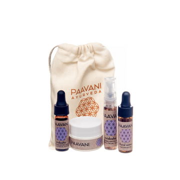 Rituel de soin Tridoshique | Kit d'échantillons ayurvédique pour une peau équilibrée