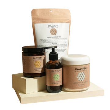 Pile de bain | Rituel de soins ayurvédiques pour le corps, l'esprit et la peau