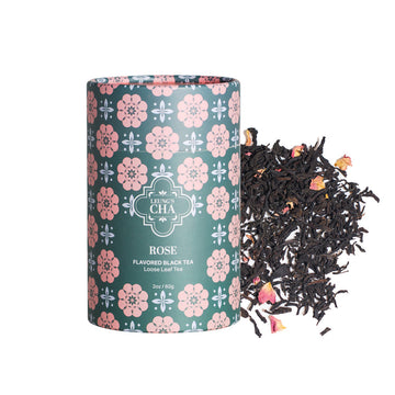 Thé noir à la rose Cha de Leung
