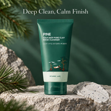 ROUND LAB Masque Nettoyant Profond à l'Argile Pine Cica 150ml