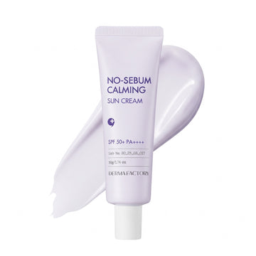 DERMA FACTORY Crème solaire apaisante anti-sébum SPF50+ PA++++ 50g