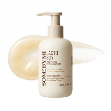 Nettoyant exfoliant - SOME BY MI Lacto Soy Mild Peeling Bubble Cleanser 180ml
