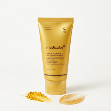 Masque de nuit enveloppant MEDICUBE à l'acide kojique et au curcuma 75 ml