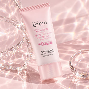 make p:rem Soothing Pink Tone Up Crème Solaire 50ml