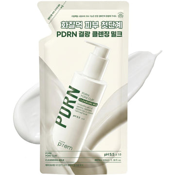 make p:rem Lait Nettoyant Pores Argile PDRN 100ml Recharge