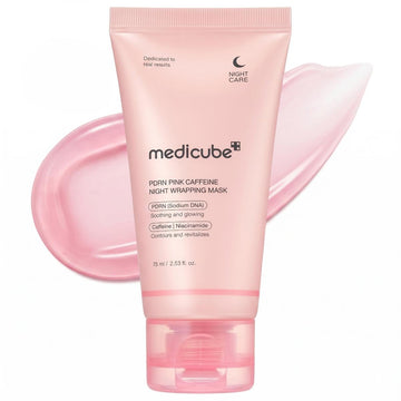 MEDICUBE Masque de nuit enveloppant PDRN Pink Caffeine 75ml