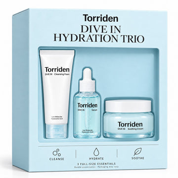 Torriden DIVE IN Hydration Trio – Cleanser, Serum & Cream