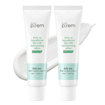 make p:rem Safe me. Crème hydratante apaisante 12 60ml lot de 2