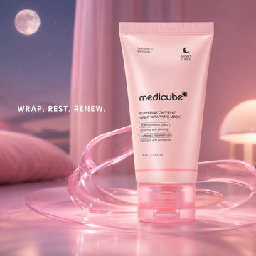 MEDICUBE Masque de nuit enveloppant PDRN Pink Caffeine 75ml