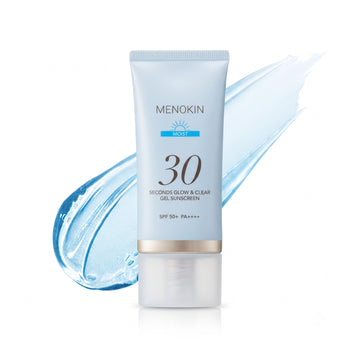 MENOKIN Gel solaire hydratant 30Seconds Glow and Clear SPF 50+ PA++++ 50 ml