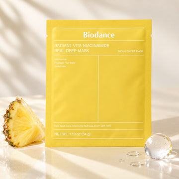 Masque Réparateur Profond à la Niacinamide et à la Vitamine Biodance Radiant (4 masques)
