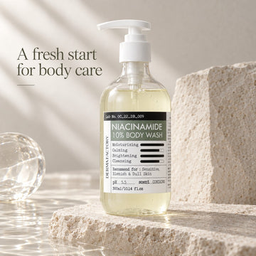 Gel Douche à la Niacinamide - DERMA FACTORY Gel Douche Niacinamide 10% 300ml