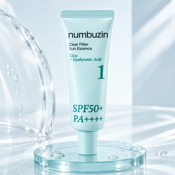 numbuzin Écran solaire No.1 Clear Filter Sun Essence SPF50+ PA++++ 50ml