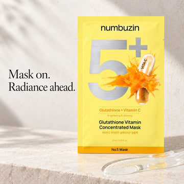 numbuzin N°5 Masque Concentré Glutathion Vitamine 5 Feuilles