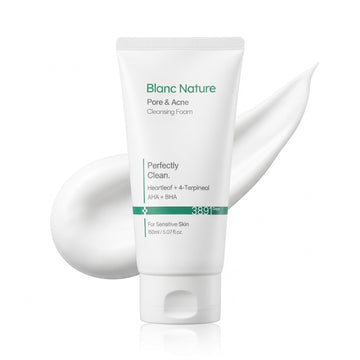 Mousse nettoyante pores et acné Blanc Nature 150 ml