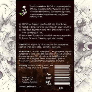 Amber Natural Organic Body Lotion - Skincare Lab