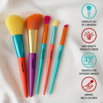Studio Makeup Brush Set (5 pcs) - Skincare Lab