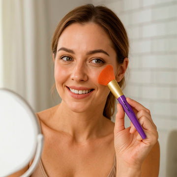 Pursonic Makeup Essentials Duo – LED Countertop Mirror + 5-Piece Brush Set - Skincare Lab