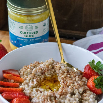 Cultured Ghee | Grass-Fed & Certified Organic Ayurvedic Ghee