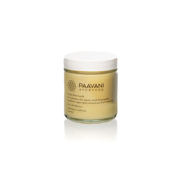 Bougie au ghee pour Trataka | Bougie de méditation ayurvédique pour la concentration et la santé oculaire