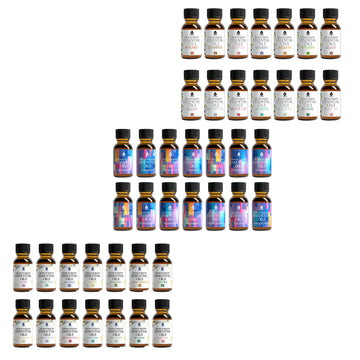 Coffret cadeau d'huiles essentielles – Collection trio de 14 flacons pour les amateurs d'aromathérapie