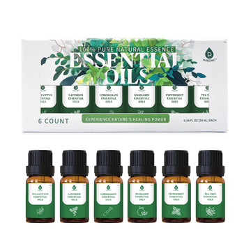 🌿 100% Pure Natural Essence Essential Oils Collection
