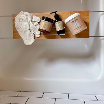 Pile de bain | Rituel de soins ayurvédiques pour le corps, l'esprit et la peau