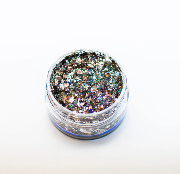 Paillettes pour le visage aux couleurs de l'école