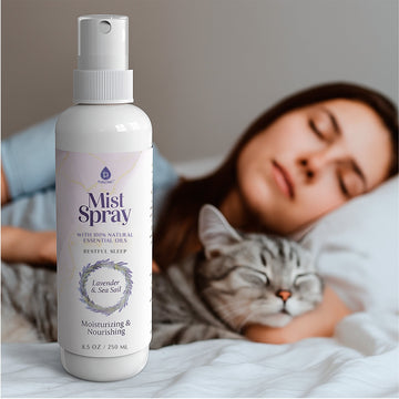 Spray brume aux huiles essentielles 100 % naturelles – Aromathérapie lavande et sel marin