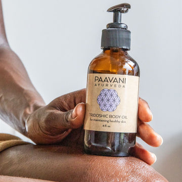 Tridoshic Body Oil | Balancing Ayurvedic Abhyanga Oil for All Skin Types & Doshas - Skincare Lab