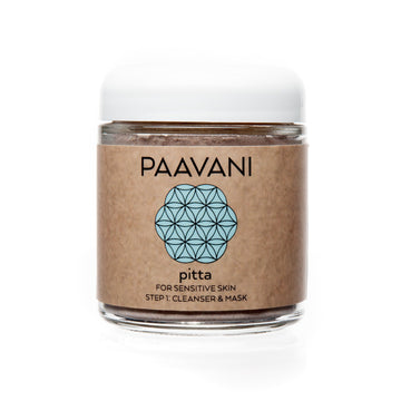 Nettoyant et masque Pitta | Grains nettoyants ayurvédiques pour peaux sensibles et inflammées